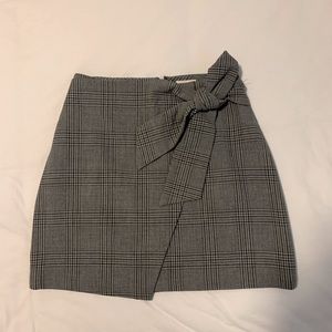 Wilfred Front Wrap Mini Skirt